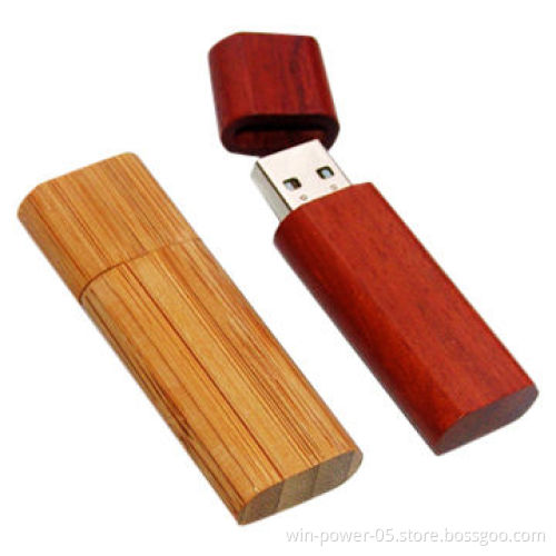 Wooden USB Flash Drives, Compact Design, Various Materials are Available